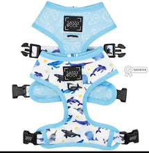 Load image into Gallery viewer, &#39;Whale, Hello There&#39; Reversible Dog Harness
