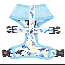 Load image into Gallery viewer, &#39;Whale, Hello There&#39; Reversible Dog Harness
