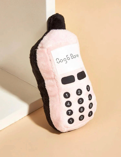 Pink Plush Cell Phone Toy