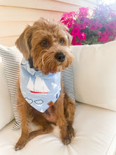 Load image into Gallery viewer, Barkberry Branded Nautical Bandana&#39;s
